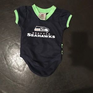 Seattle Seahawks Onsie with ruffle